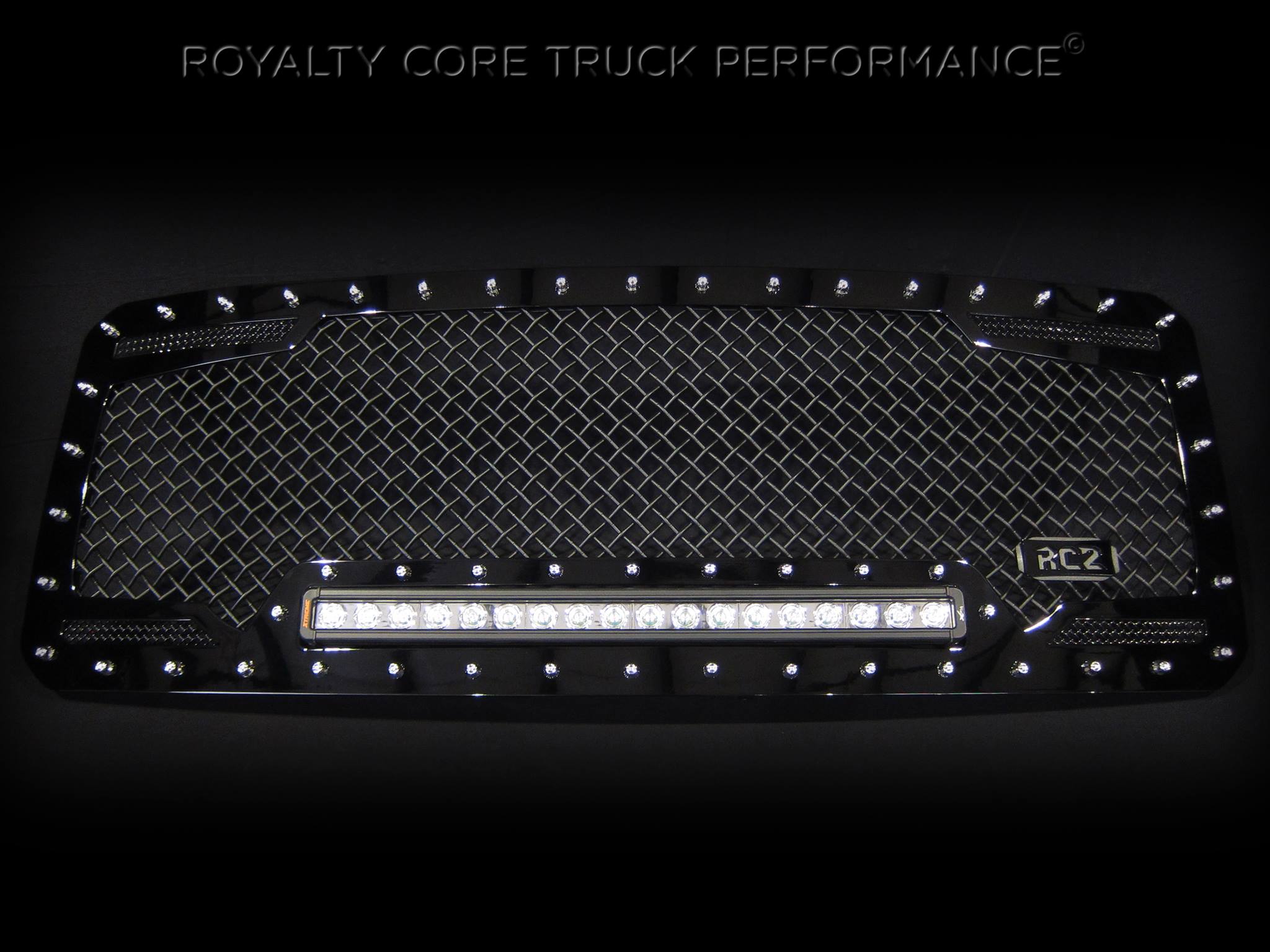 FINALLY A Truck Grill Made for a BRIGHT LED Light Bar